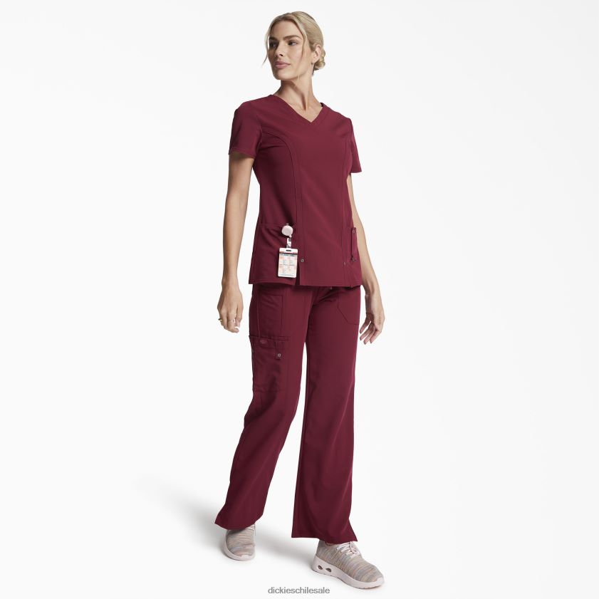 vino (ganar) mujer Blusa médica xtreme stretch con cuello en V Dickies vestir X4H0F2472