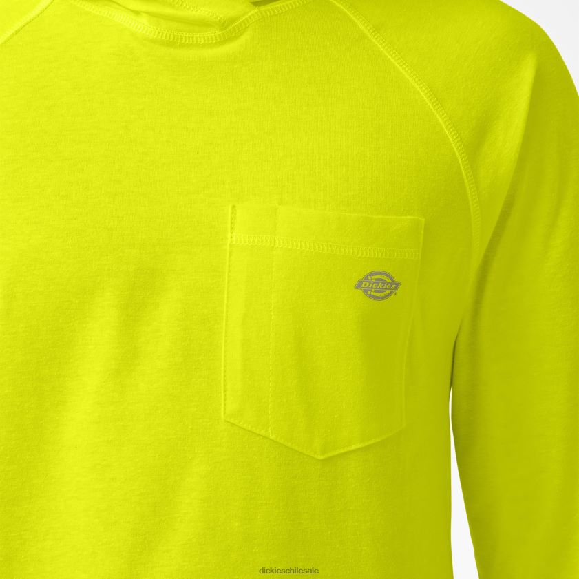 amarillo brillante (bwd) hombres playera solar de rendimiento refrescante Dickies vestir X4H0F652