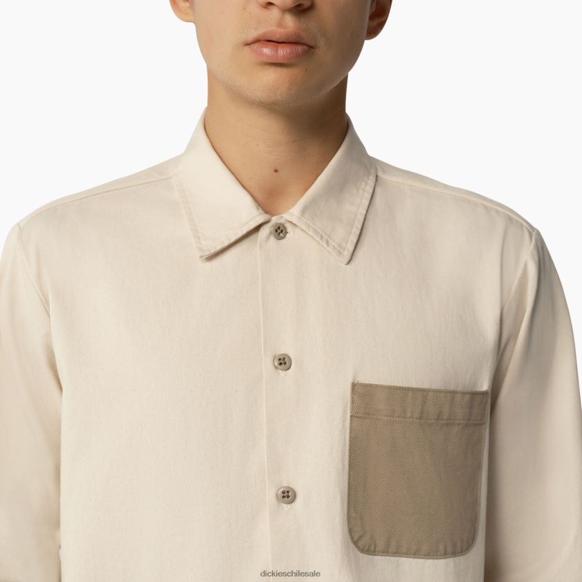 arce natural aclarado (rntma) hombres camisa de manga larga de 1922 Dickies vestir X4H0F934