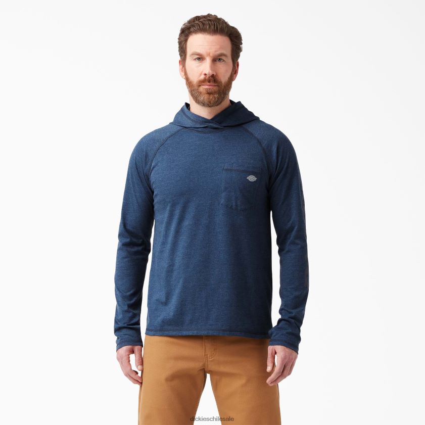 brezo azul marino oscuro (dnh) hombres playera solar de rendimiento refrescante Dickies vestir X4H0F654 brezo azul marino oscuro (dnh) hombres playera solar de rendimiento refrescante Dickies vestir X4H0F654