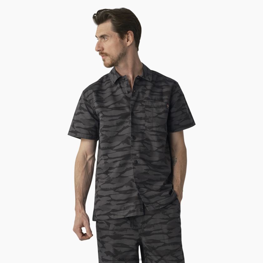 camuflaje de hormigón tonal negro (bnc) hombres camisa holgada refrescante de skateboarding Dickies vestir X4H0F824 camuflaje de hormigón tonal negro (bnc) hombres camisa holgada refrescante de skateboarding Dickies vestir X4H0F824