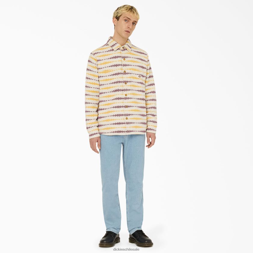 crudo/uva (egd) hombres camisa de manga larga falkville Dickies vestir X4H0F940