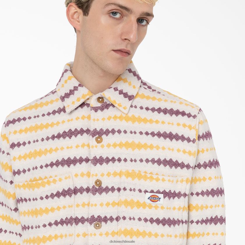 crudo/uva (egd) hombres camisa de manga larga falkville Dickies vestir X4H0F940