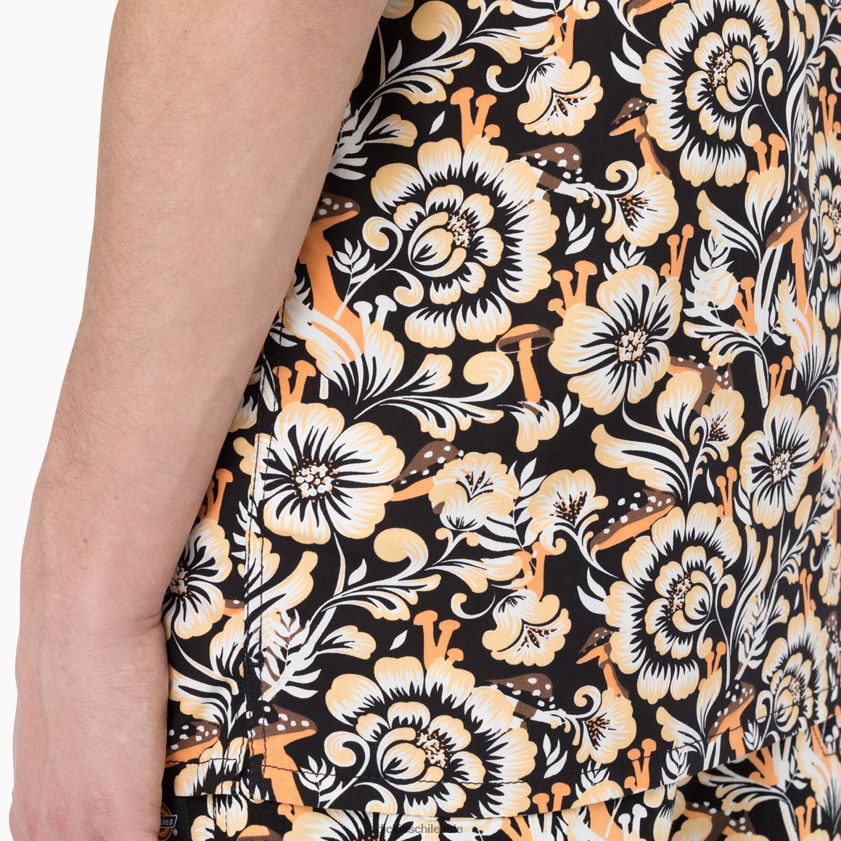 estampado floral marrón (bg2) hombres camisa de manga corta roseburg Dickies vestir X4H0F587