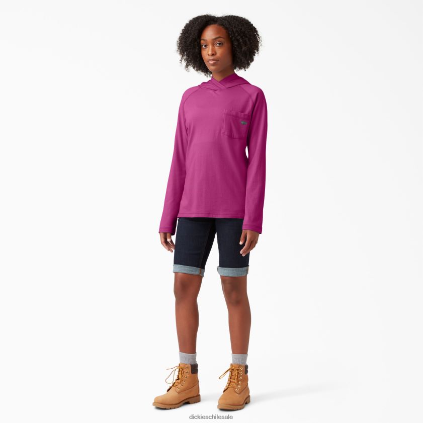 festival fucsia (f2f) mujer playera solar de rendimiento refrescante Dickies vestir X4H0F1664