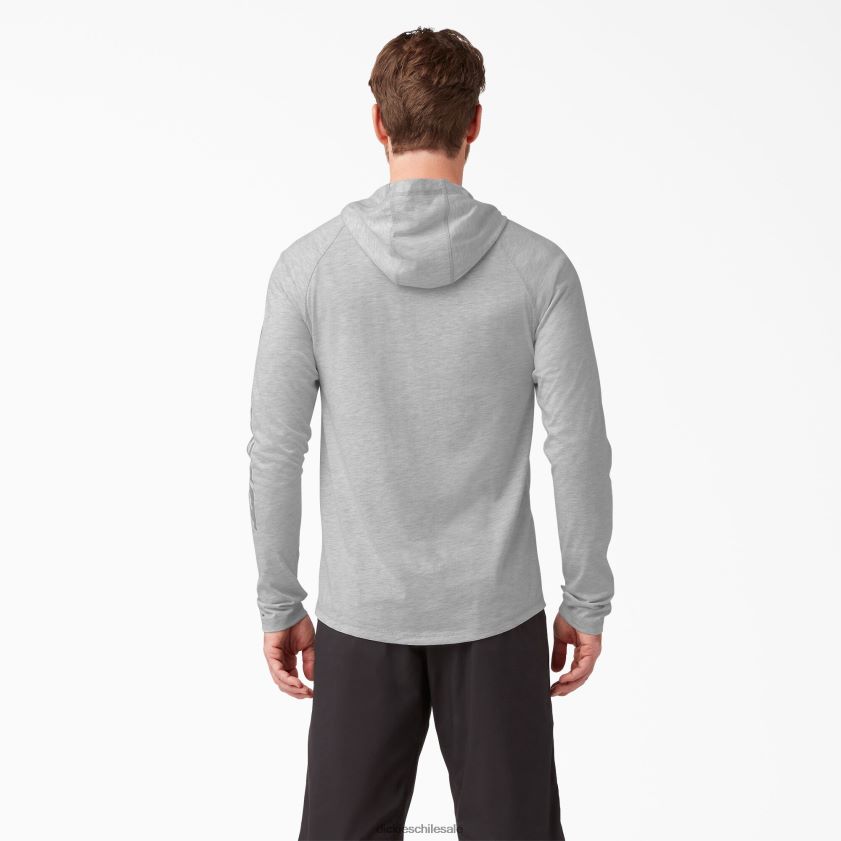 gris ceniza (ag) hombres playera solar de rendimiento refrescante Dickies vestir X4H0F650