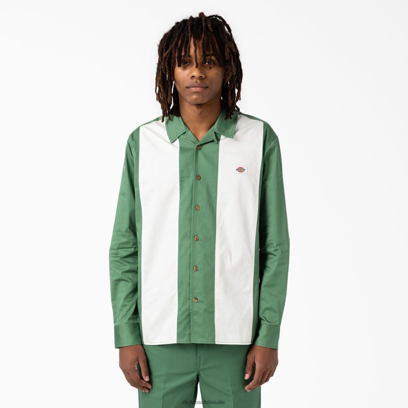 hiedra oscura (d2i) hombres camisa de manga larga Dickies vestir X4H0F838