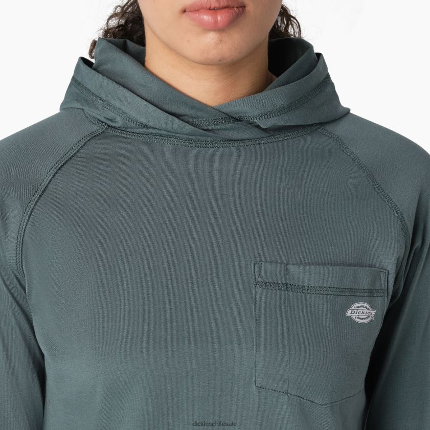 lincoln verde (ln) mujer playera solar de rendimiento refrescante Dickies vestir X4H0F1665