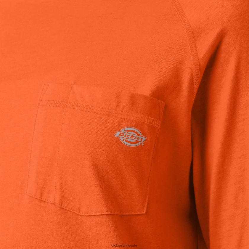 naranja brillante (bod) mujer playera solar de rendimiento refrescante Dickies vestir X4H0F1659