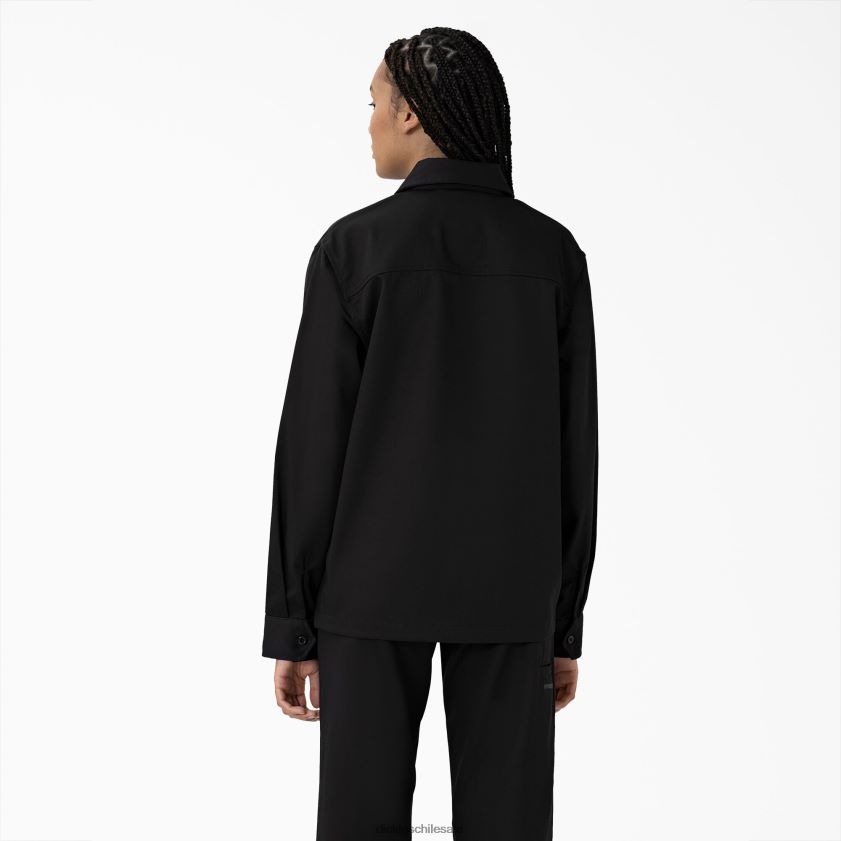 negro (bkx) hombres camisa de alta nobleza y servicio Dickies vestir X4H0F918