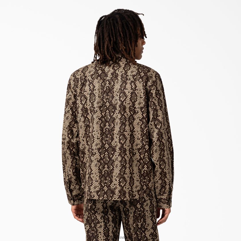 negro (negro) hombres camisa de manga larga camden Dickies vestir X4H0F853