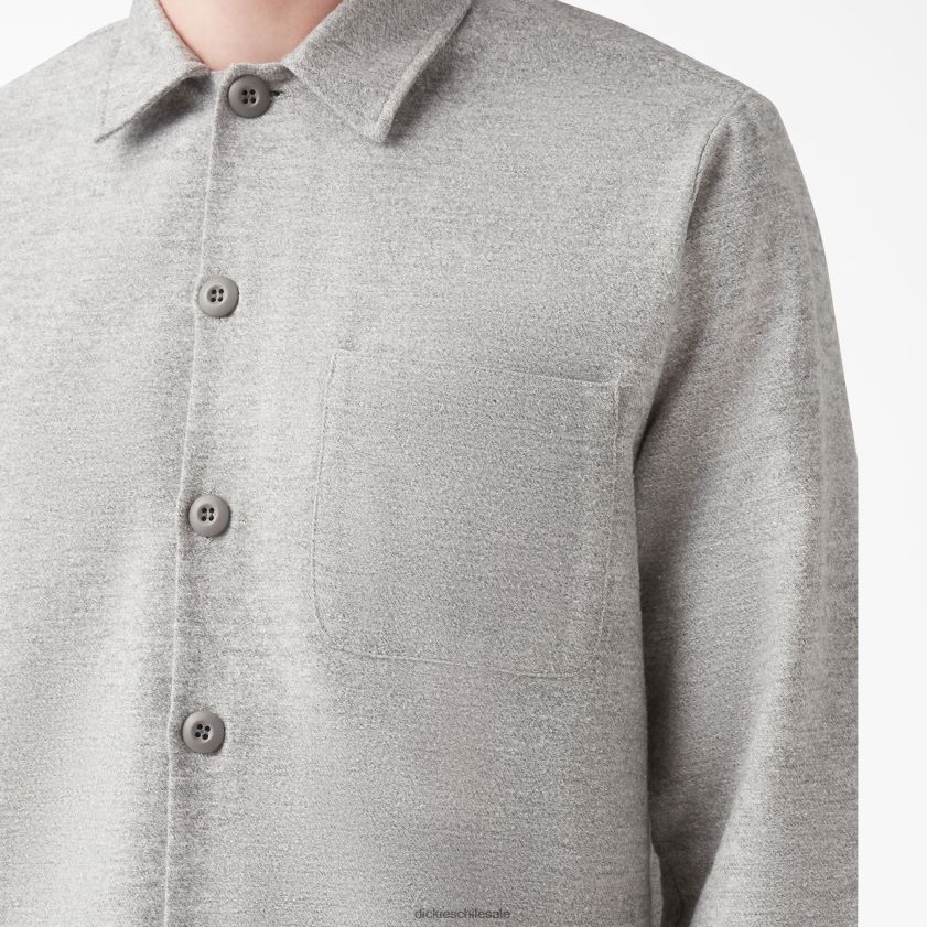 plata enjuagada (rsv) hombres camisa de manga larga de 1922 Dickies vestir X4H0F935