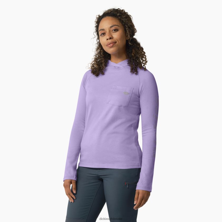 rosa morada (ur2) mujer playera solar de rendimiento refrescante Dickies vestir X4H0F1667