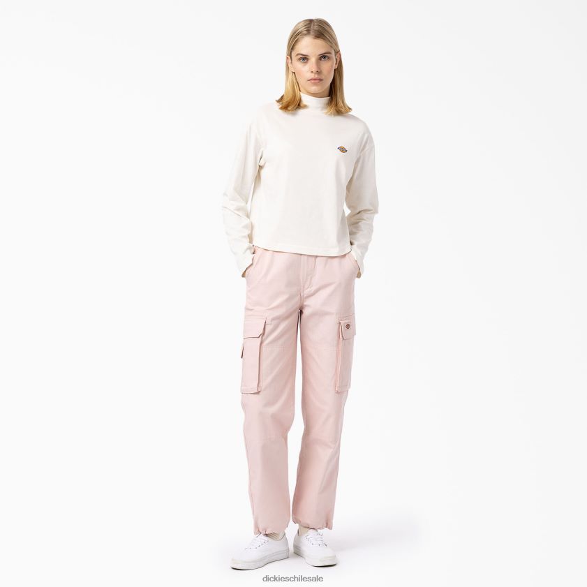 blanco (wh) mujer playera de manga larga con cuello alto Mapleton Dickies vestir X4H0F1987