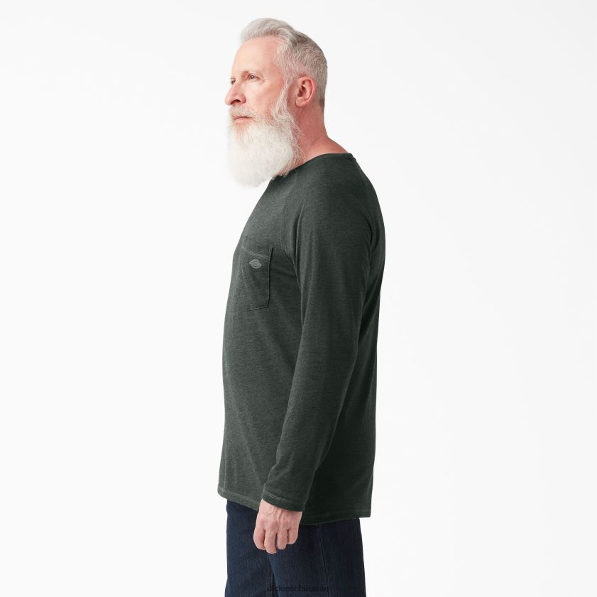 brezo verde cazador (hnh) hombres camiseta refrescante de manga larga Dickies vestir X4H0F620