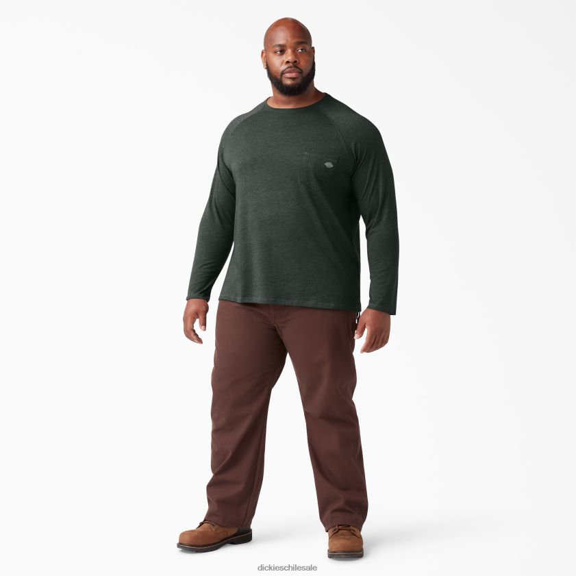 brezo verde cazador (hnh) hombres camiseta refrescante de manga larga Dickies vestir X4H0F620