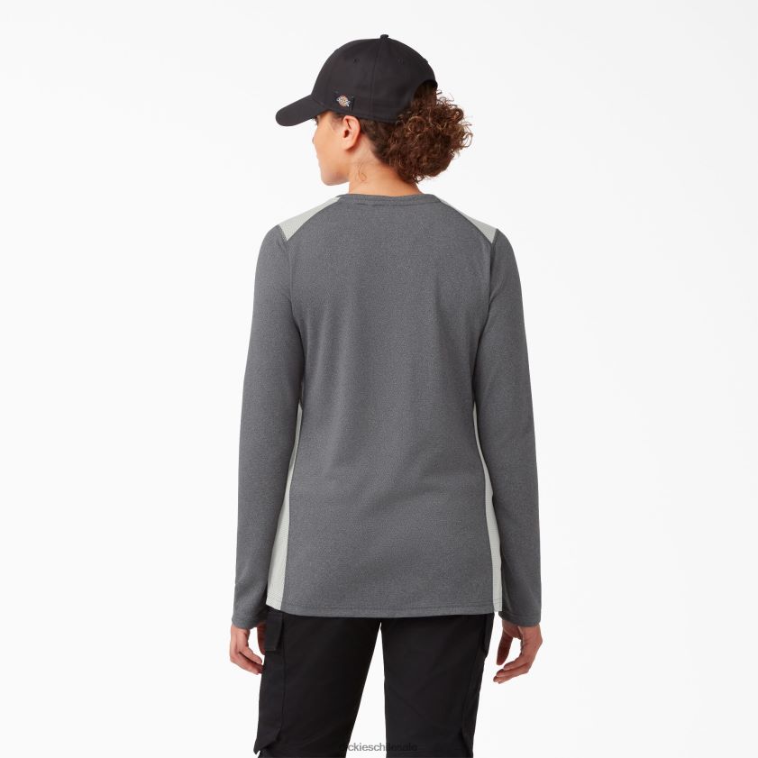 jaspeado gris oscuro (ghf) mujer camiseta de manga larga temp-iq 365 Dickies vestir X4H0F1694