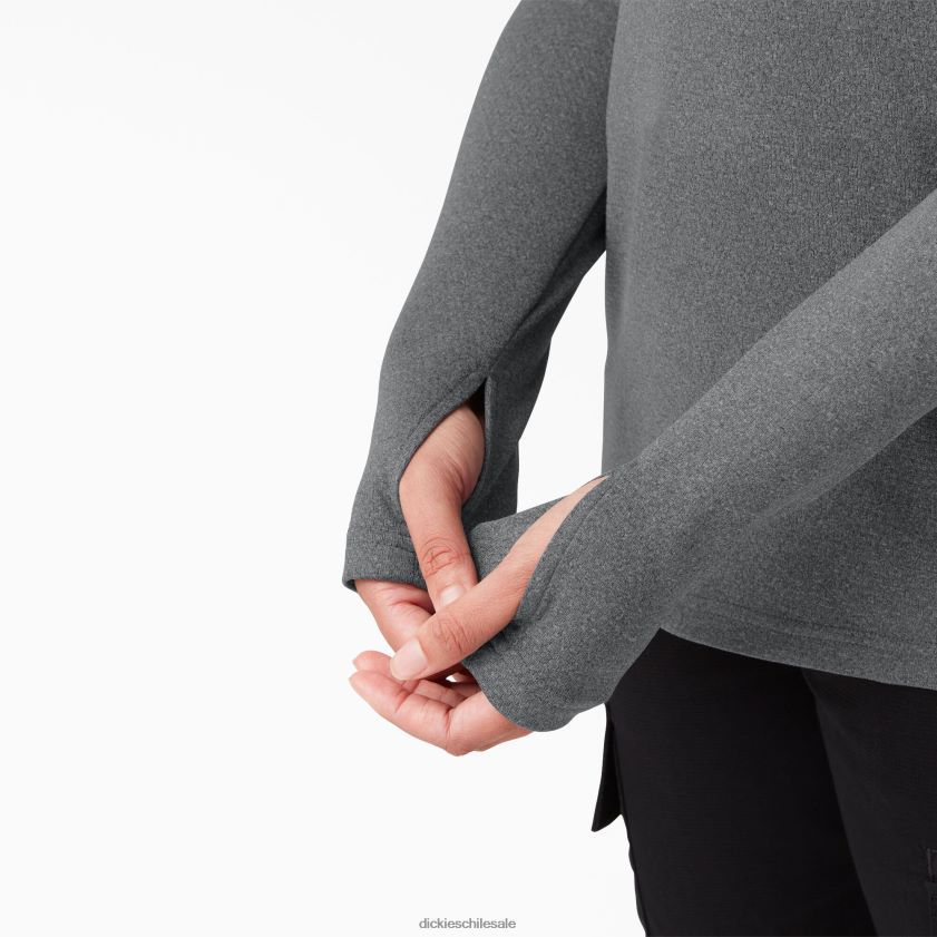 jaspeado gris oscuro (ghf) mujer camiseta de manga larga temp-iq 365 Dickies vestir X4H0F1694