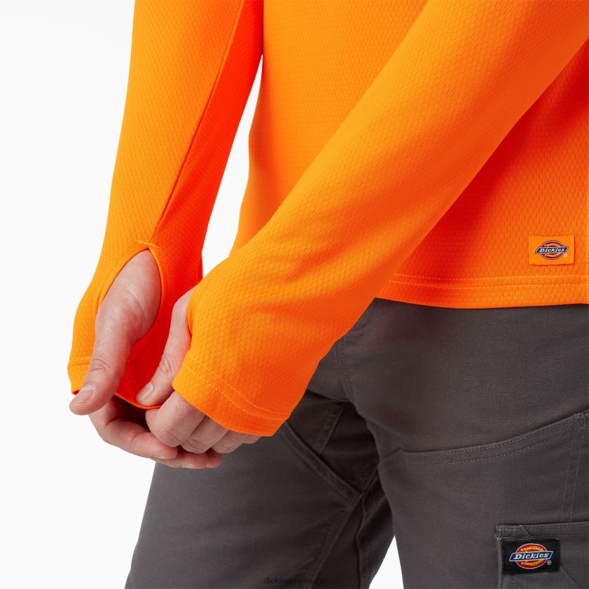 naranja neón (na) hombres camiseta de manga larga temp-iq 365 Dickies vestir X4H0F705