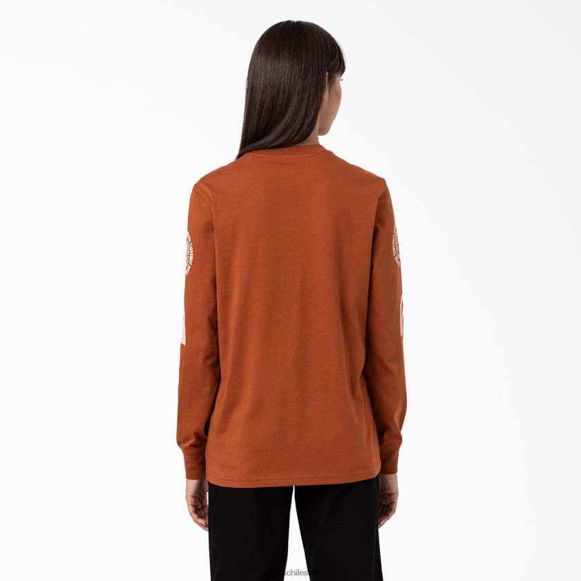 pan de jengibre marrón (es decir) mujer camiseta de manga larga falkville Dickies vestir X4H0F2163