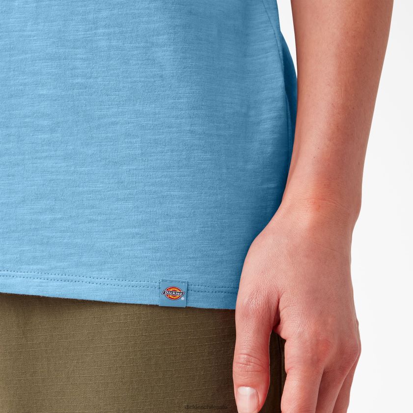 azul celeste (ab2) mujer Camiseta sin mangas Dickies vestir X4H0F2024