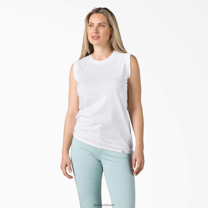 blanco (wh) mujer Camiseta sin mangas Dickies vestir X4H0F2033