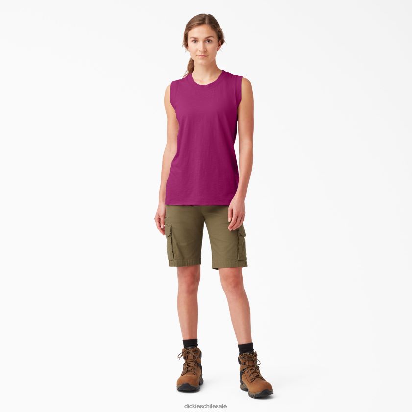 festival fucsia (f2f) mujer Camiseta sin mangas Dickies vestir X4H0F2026