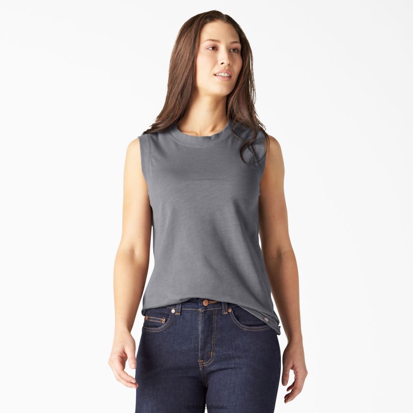 gris grafito (ga) mujer Camiseta sin mangas Dickies vestir X4H0F2027