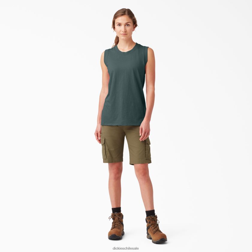 lincoln verde (ln) mujer Camiseta sin mangas Dickies vestir X4H0F2029