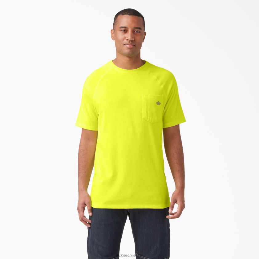 amarillo brillante (bwd) hombres camiseta refrescante de manga corta Dickies vestir X4H0F538 amarillo brillante (bwd) hombres camiseta refrescante de manga corta Dickies vestir X4H0F538