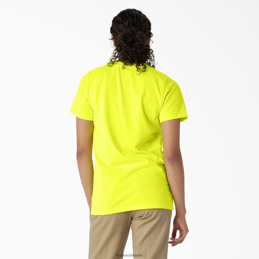 amarillo brillante (bwd) mujer camiseta de manga corta de peso pesado Dickies vestir X4H0F1955