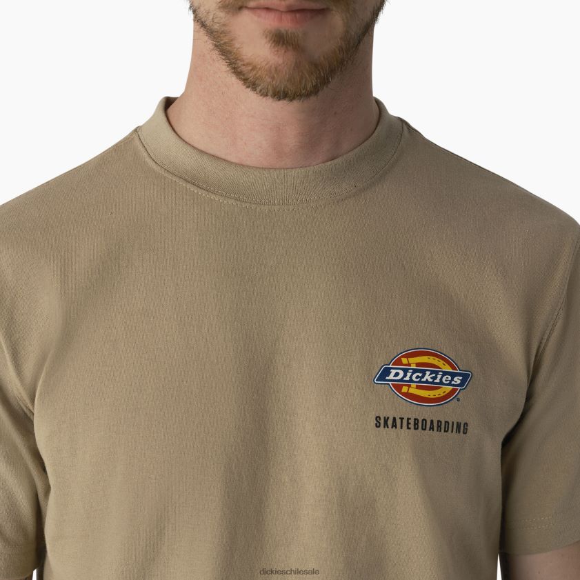 arena del desierto (ds) hombres playera de skateboarding regular fit con logo en el pecho Dickies vestir X4H0F859