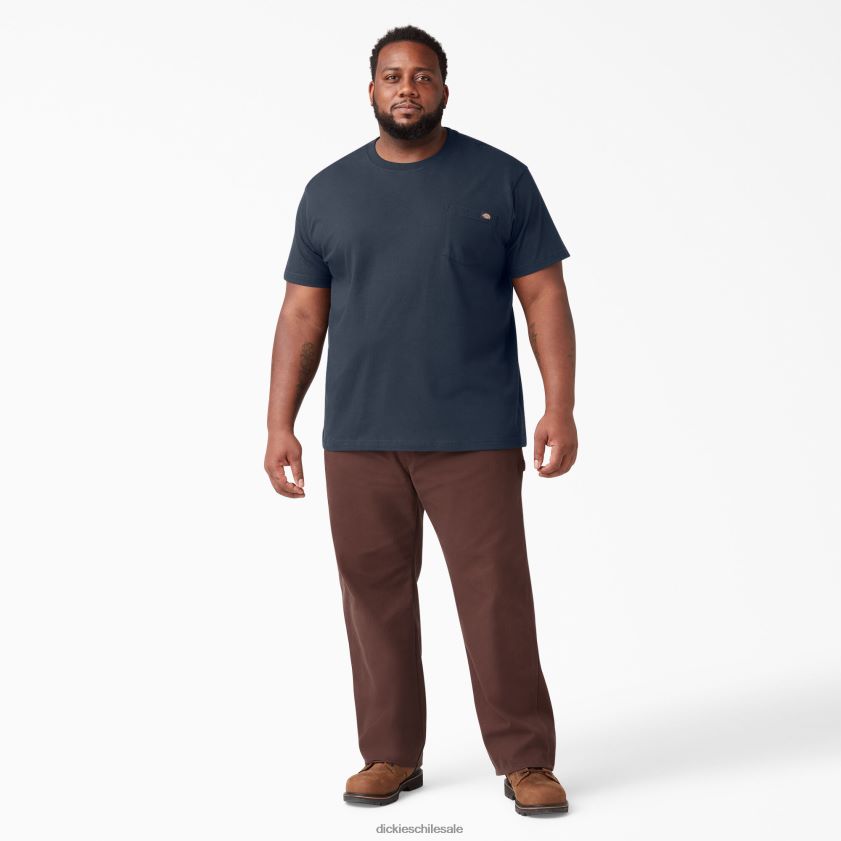 azul marino oscuro (dn) hombres camiseta ligera de manga corta con bolsillo Dickies vestir X4H0F575