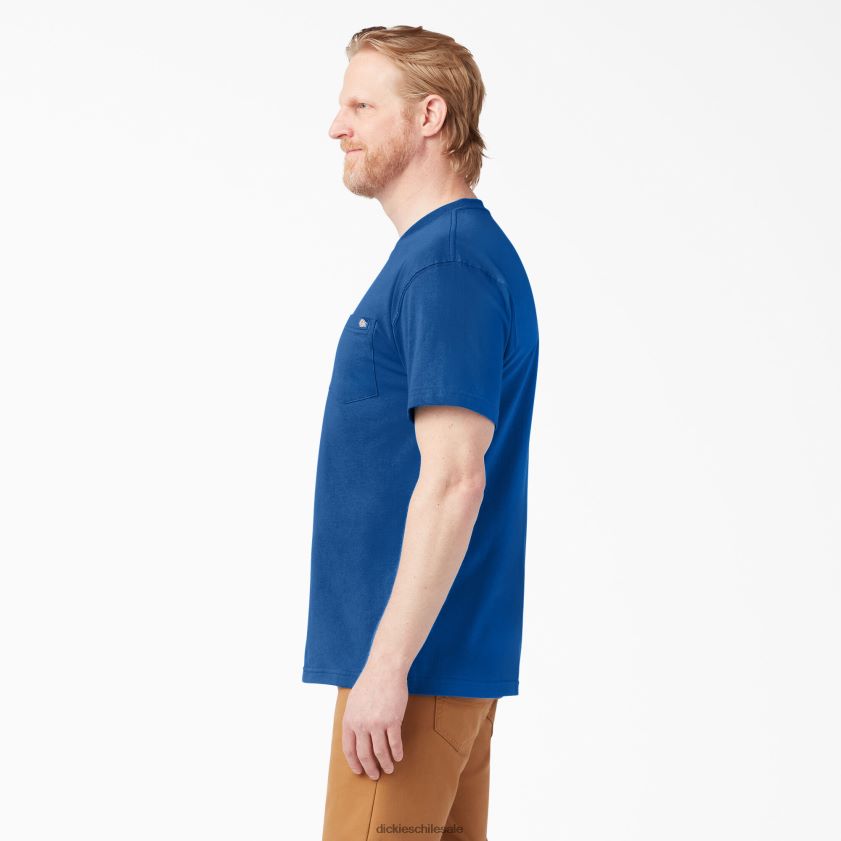 azul rey (rb) hombres camiseta de manga corta de peso pesado Dickies vestir X4H0F522