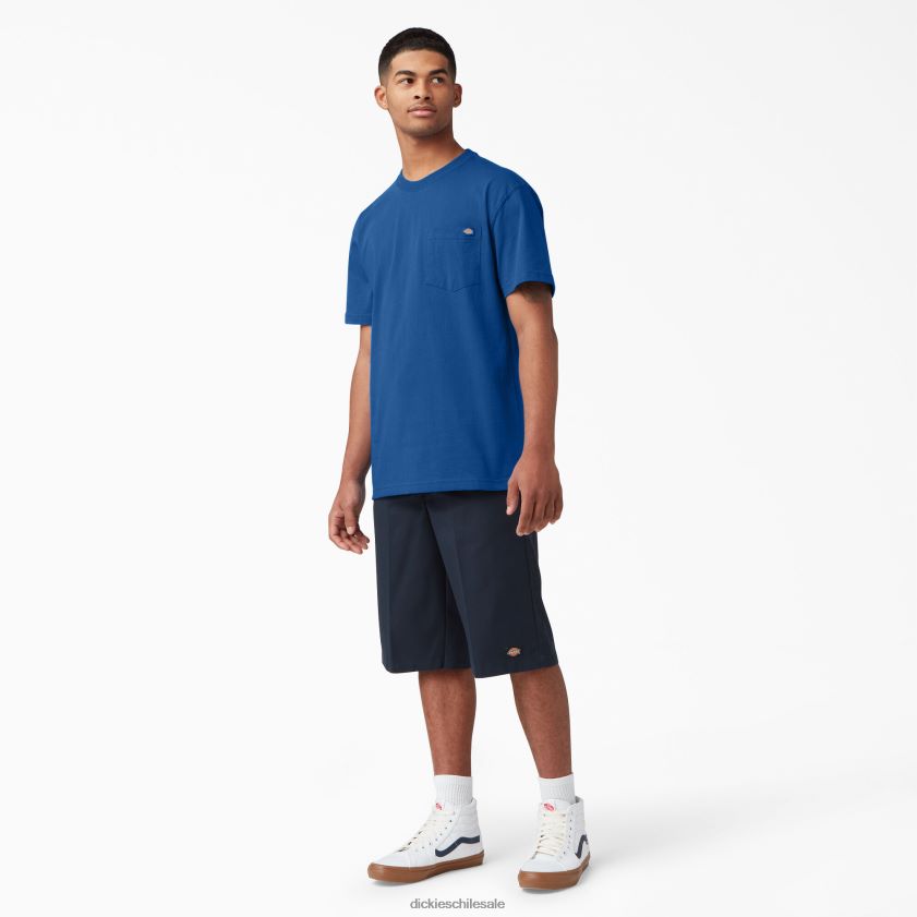 azul rey (rb) hombres camiseta de manga corta de peso pesado Dickies vestir X4H0F522