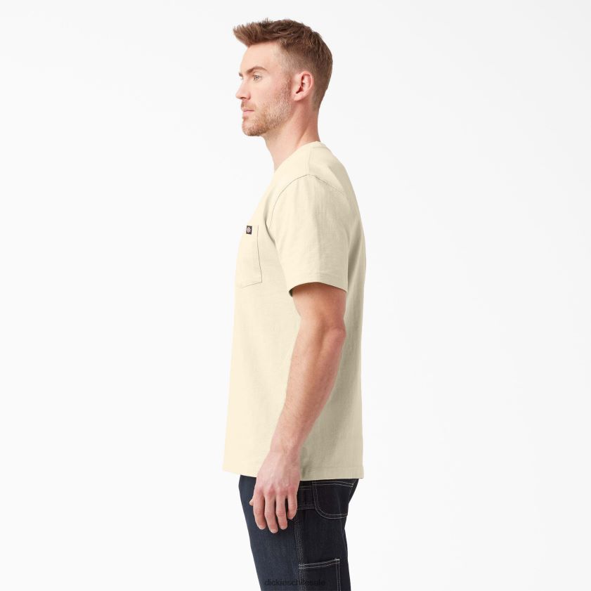 beige natural (nt) hombres camiseta de manga corta de peso pesado Dickies vestir X4H0F521