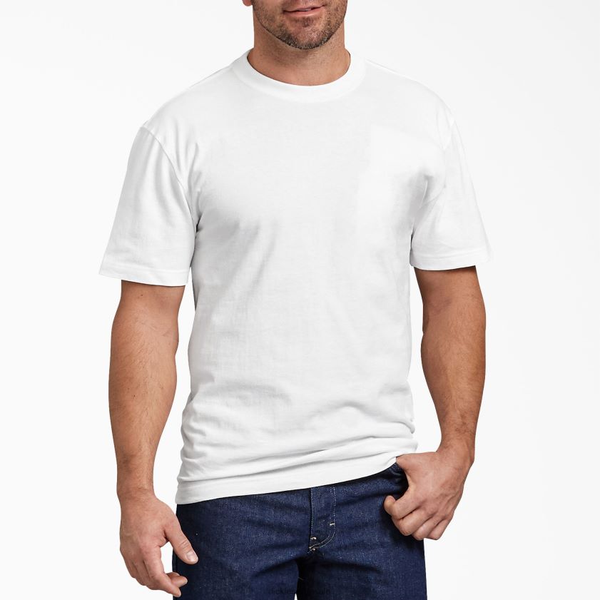 blanco (wh) hombres camiseta de manga corta Dickies vestir X4H0F634