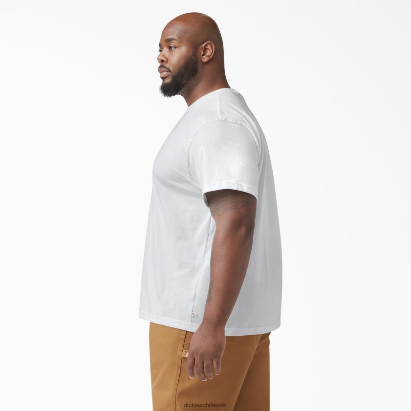 blanco (wh) hombres camiseta de manga corta Dickies vestir X4H0F634