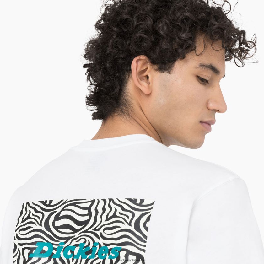 blanco (wh) hombres camiseta de manga corta Leesburg Dickies vestir X4H0F878