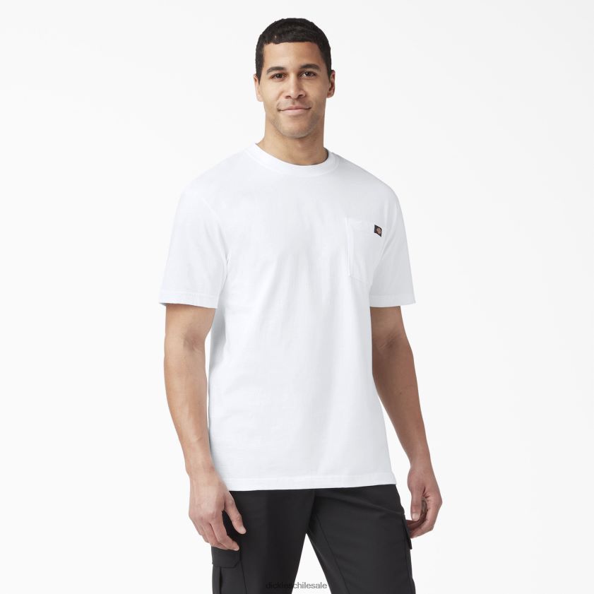 blanco (wh) hombres camiseta ligera de manga corta con bolsillo Dickies vestir X4H0F576