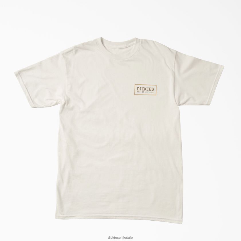 blanco (wh) hombres fabricante camiseta gráfica con logo de caja Dickies vestir X4H0F787
