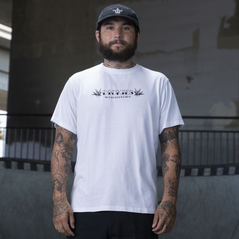 blanco (wh) hombres ronnie sandoval foto camiseta Dickies vestir X4H0F794
