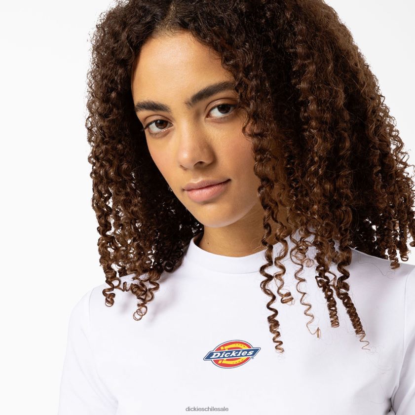 blanco (wh) mujer camiseta corta con logo Maple Valley Dickies vestir X4H0F2100