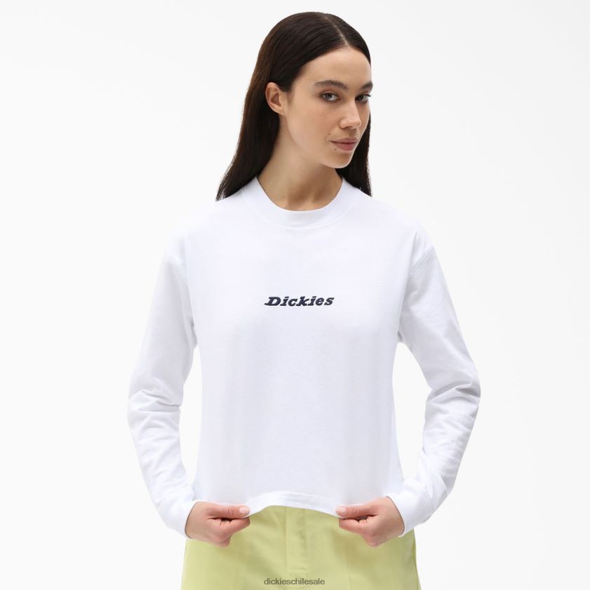 blanco (wh) mujer camiseta corta de manga larga loretto Dickies vestir X4H0F2162