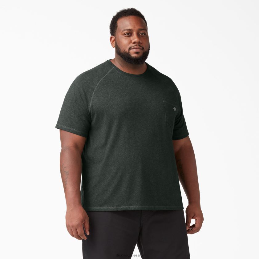 brezo verde cazador (hnh) hombres camiseta refrescante de manga corta Dickies vestir X4H0F547