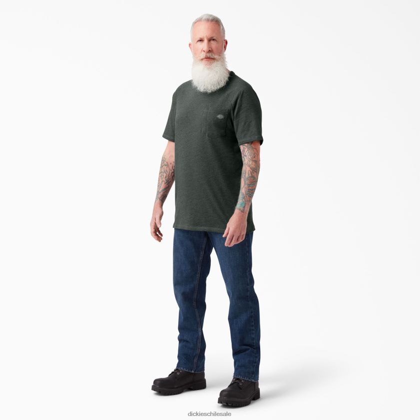 brezo verde cazador (hnh) hombres camiseta refrescante de manga corta Dickies vestir X4H0F547