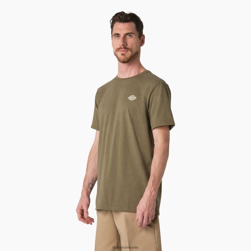 brezo verde militar (mld) hombres camiseta gráfica rendimiento de enfriamiento Dickies vestir X4H0F902