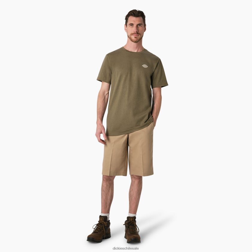 brezo verde militar (mld) hombres camiseta gráfica rendimiento de enfriamiento Dickies vestir X4H0F902