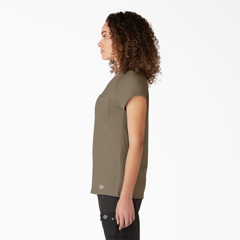 brezo verde militar (mld) mujer camiseta refrescante de manga corta Dickies vestir X4H0F1581