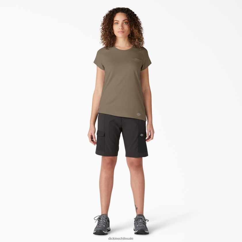 brezo verde militar (mld) mujer camiseta refrescante de manga corta Dickies vestir X4H0F1581